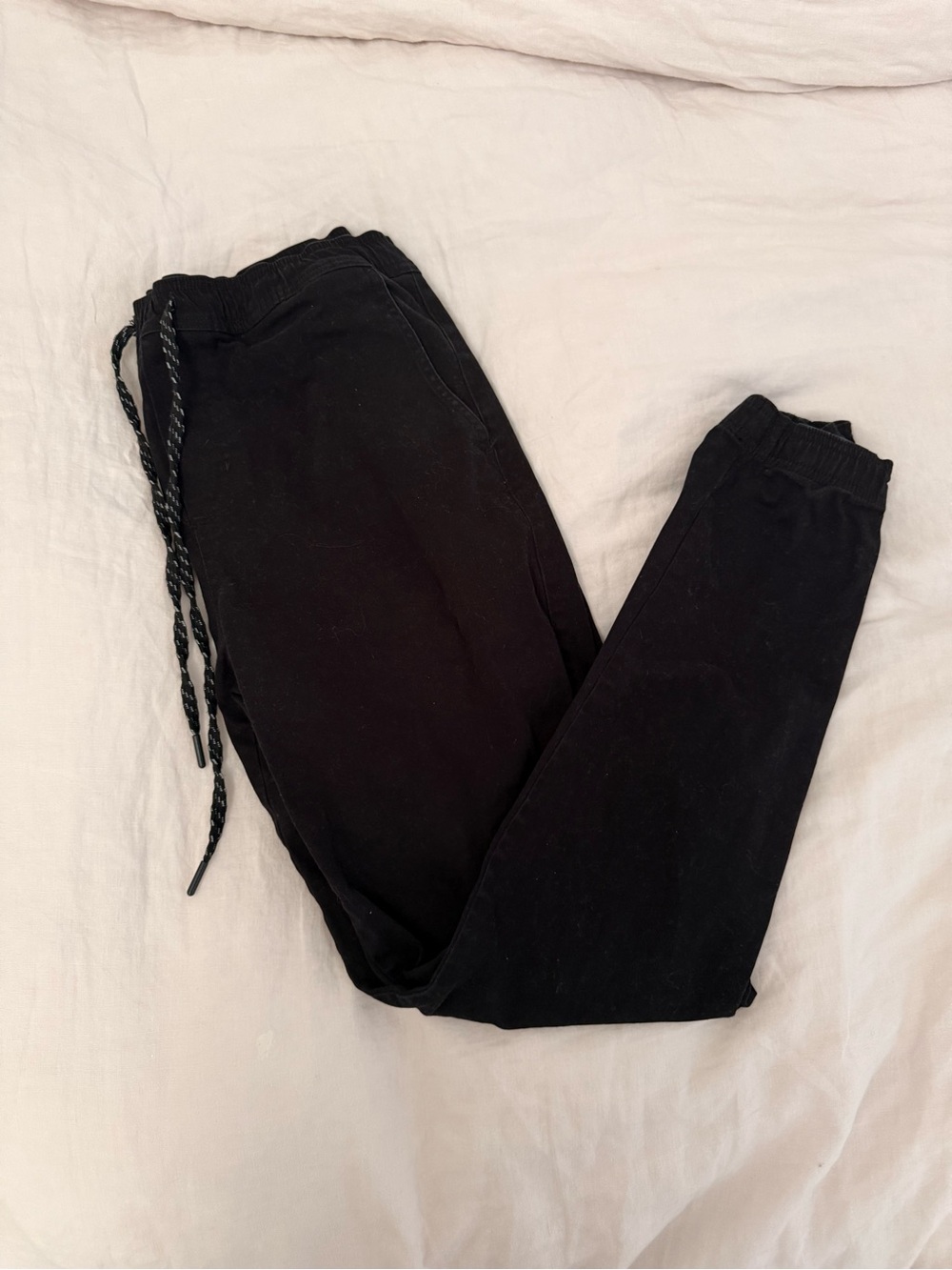 RSQ Black Men's Jogger Sweatpants